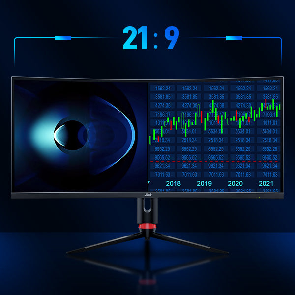 curved gaming monitor jlink 21:9 aspect ratio