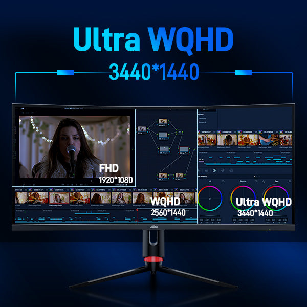 curved gaming monitor jlink ultra wqhd 3440 1440